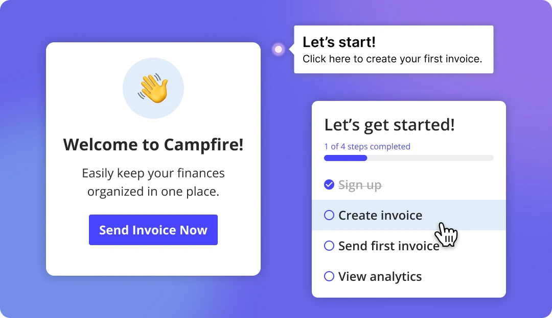 User Onboarding preview