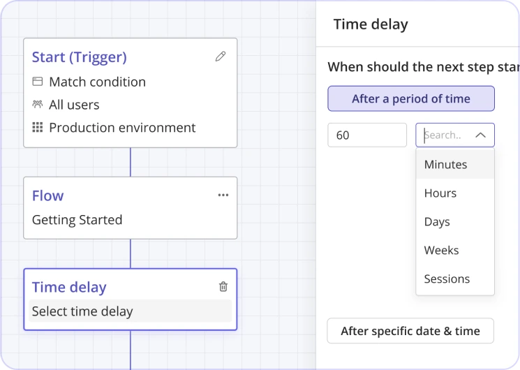 Time-Based Controls Userpilot