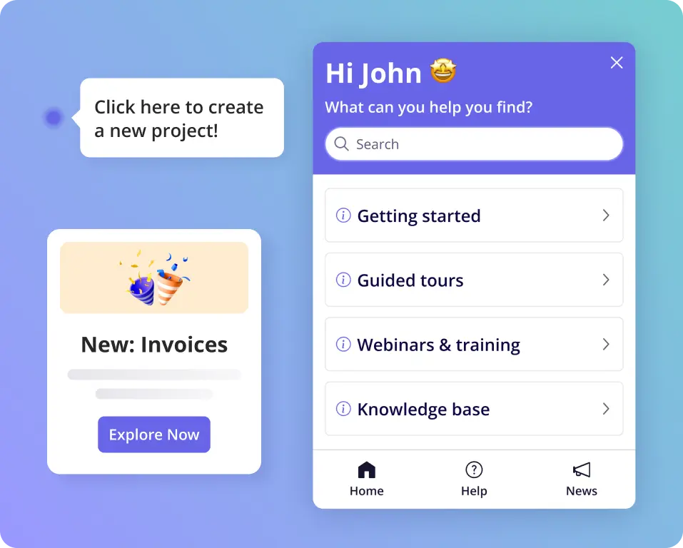 Userpilot in-app support
